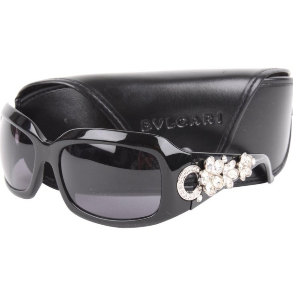 Bvlgari crystal flower sunglasses